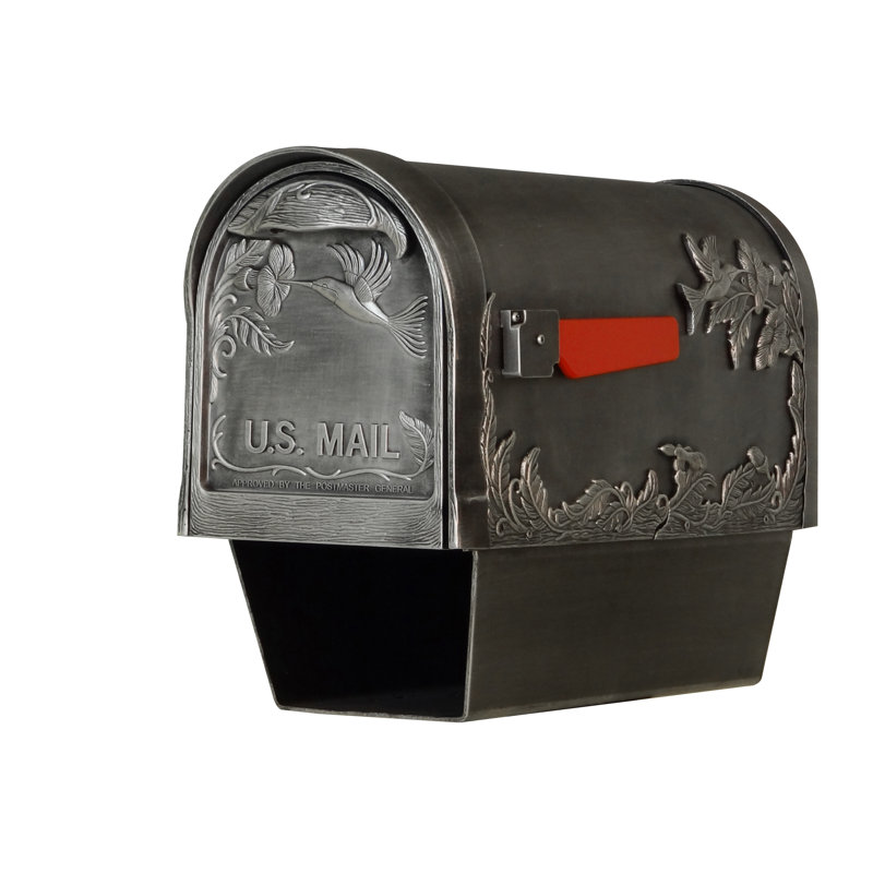 Boîte aux lettres fixée sur piquet Hummingbird, Argent suédois, Oui