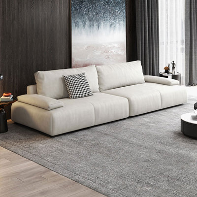 Coussin blanc modulaire 100% polyester