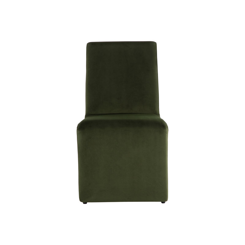 20'' H Upholstered Parsons Chair, Green