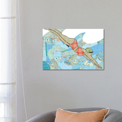 " Swimmer " by Paper Cutz
