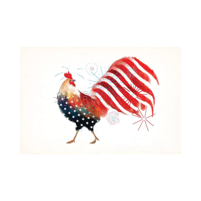 «Farm Fireworks Collection A» par Victoria Borges - impression, H 40 po x l 60 po x 1,5 po, Toile tendue, Aucun mat
