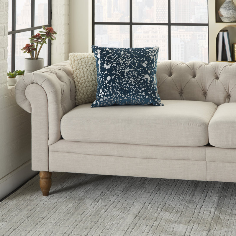 Housse de coussin carré et insert, Sarcelle