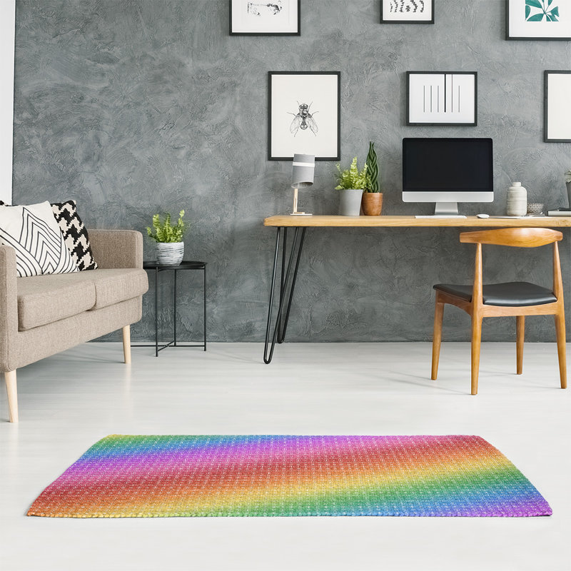 Chenille Indoor Rug, Rectangle 4' x 6'