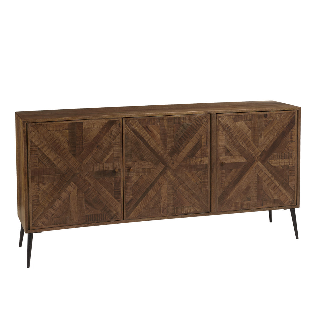 Sideboard Grenville aus Massivholz 170 cm