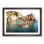 Boats in Vernazza Italy in Abstract - Picture Frame Graphic Art Print-55679345-55679346