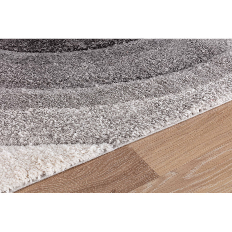 Arnhildur Abstract Shag Area Rug, Rectangle 60 x 110cm