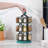 24 Jar Revolving Spice Rack With Spices Included, Spice Organizer For Kitchen Countertop