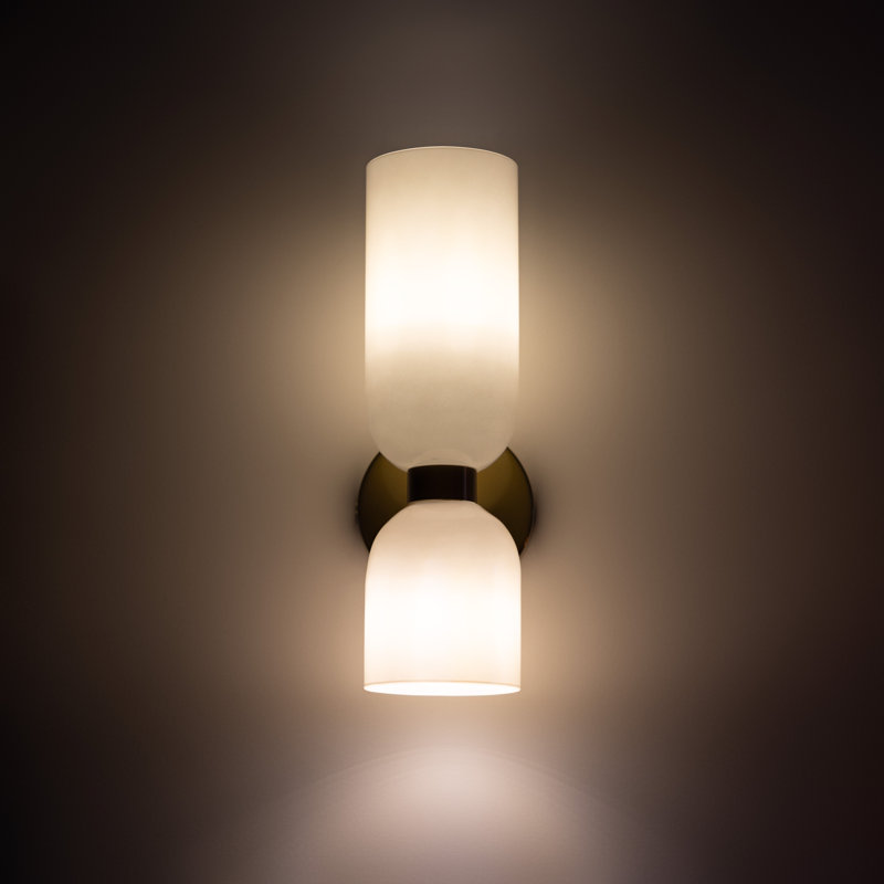 Magic In Milan Wall Light, White/Gold