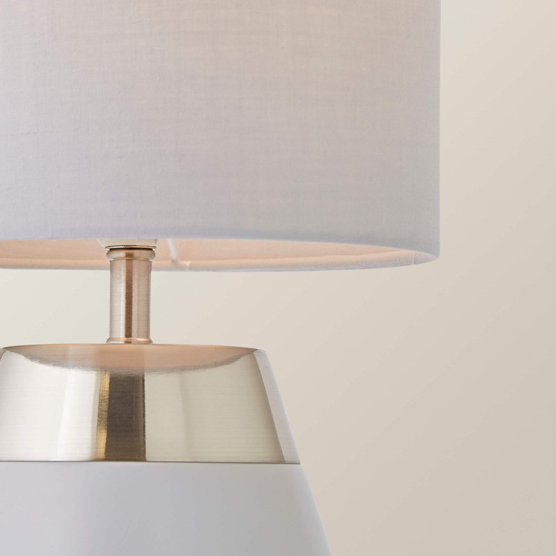 Allec Table Lamp, Grey, Grey