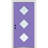 MMI DOOR 80 in. Steel 3 -Lite Prehung Front Entry Door-40463554-40463561-40463549