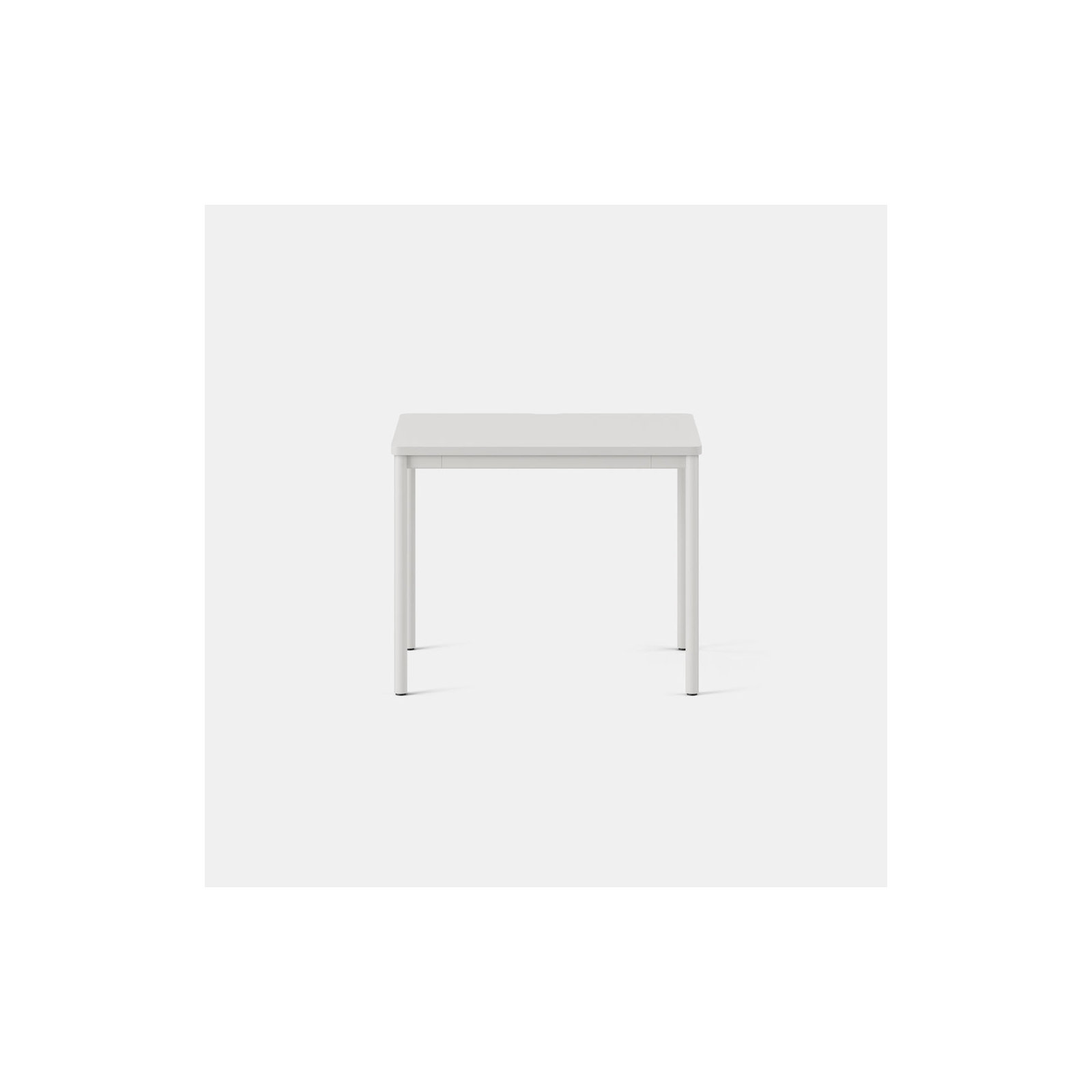 Daily Desk, White, White, 28.5" H x 36" W x 24" D