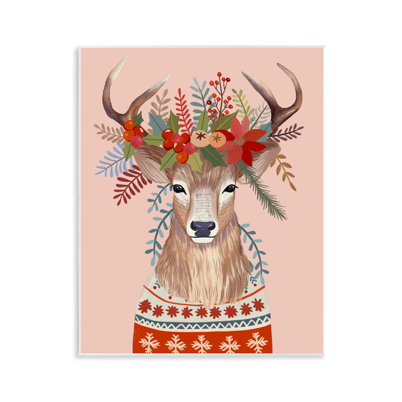 Plaque murale festive avec baies, design par Mia Charro