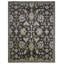 Ember Charcoal Brown Hand-Knotted Wool Oriental Area Rug-725390822