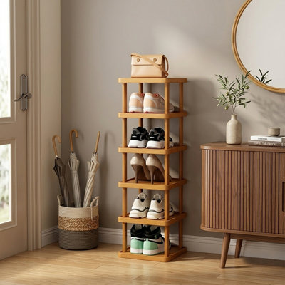 Range-chaussures pliable extensible, aucune installation requise