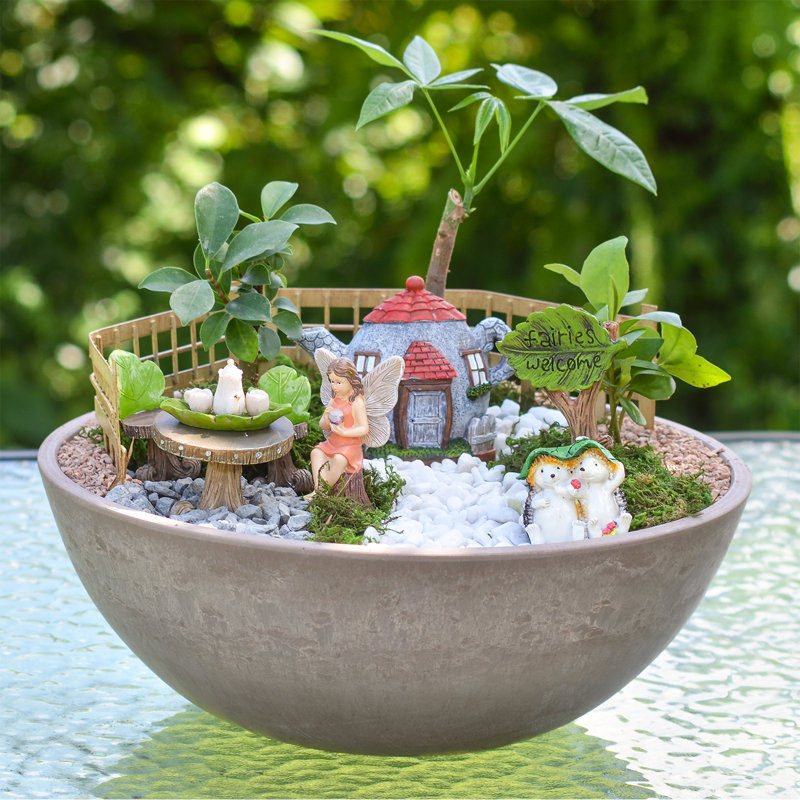 Barajas Wood Animals Fairy Garden