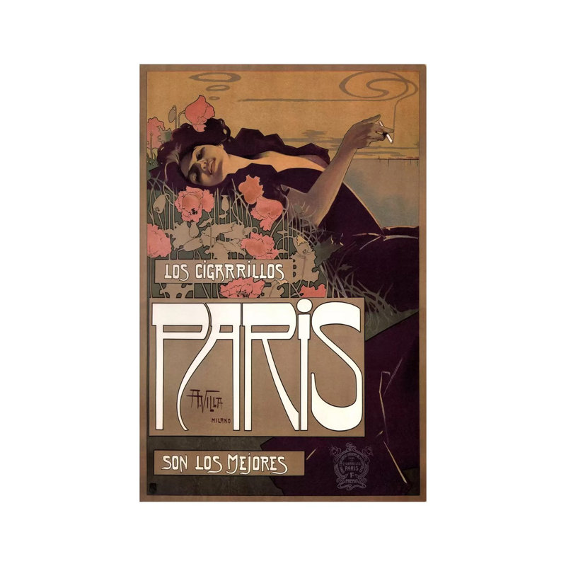 Vintage Ad Poster - Wrapped Canvas Rectangle Print, 20.32 cm H x 30.48 cm W