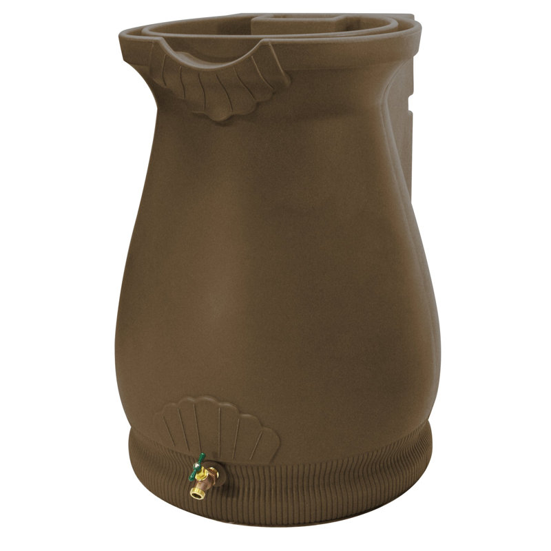 Urne d'assistant 65 gallons Baril de pluie, Chêne