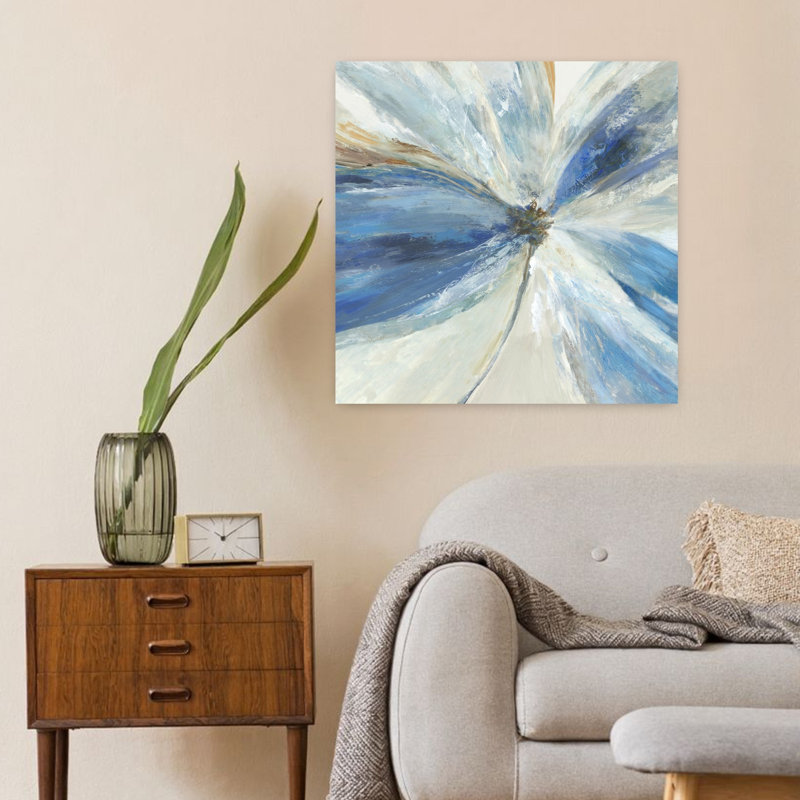 Gigi III, art abstrait naturel éthéré, H 24 po x l 24 po