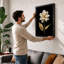 Golden Bloom Study Botanical - Framed Print-2014998126-2014998130