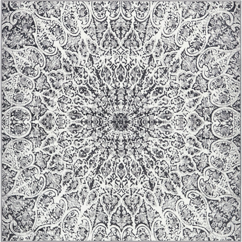 Affleck Geometric Indoor Rug, Square 6'1"