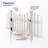 3ft H x 3.5ft W (1 Gate) No Dig WamBam All American Gate Kit, White Vinyl Picket Yard Fence Gate w/ Hardware Included for All American Fence, Outdoor Gate for Patio & Yard, ZP19043