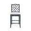 Hampton Upholstered Stool with Solid Wood Frame-41554998