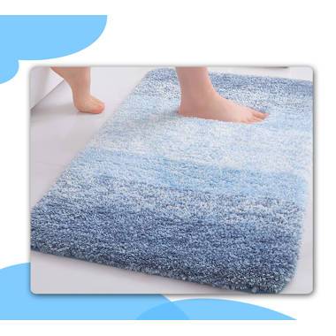 Yumira Bath Rug Ebern Designs Color: Blue