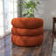 Upholstered Swivel Barrel Chair-570987447