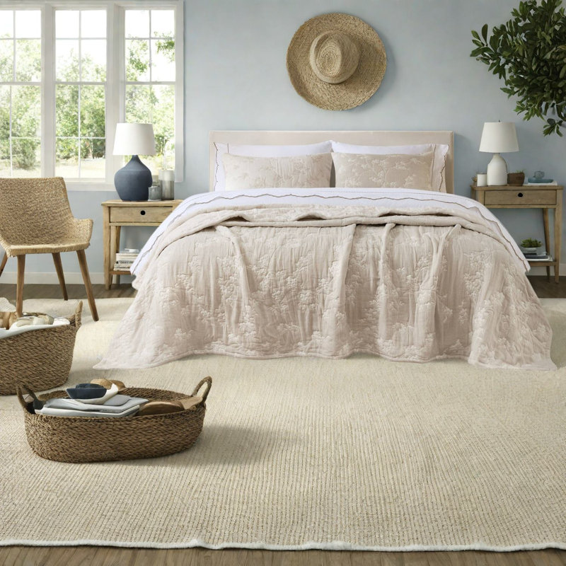 Ensembles de literie en coton de qualité supérieure, gaze jacquard très grand, confort moderne