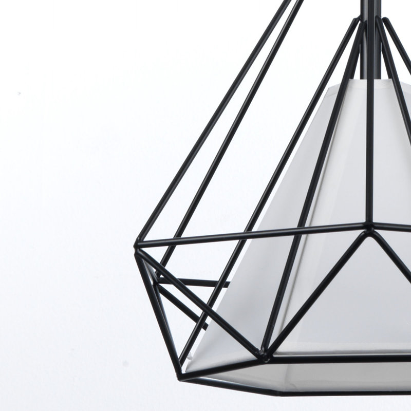 Coen 1 - Light Black Geometric Pendant