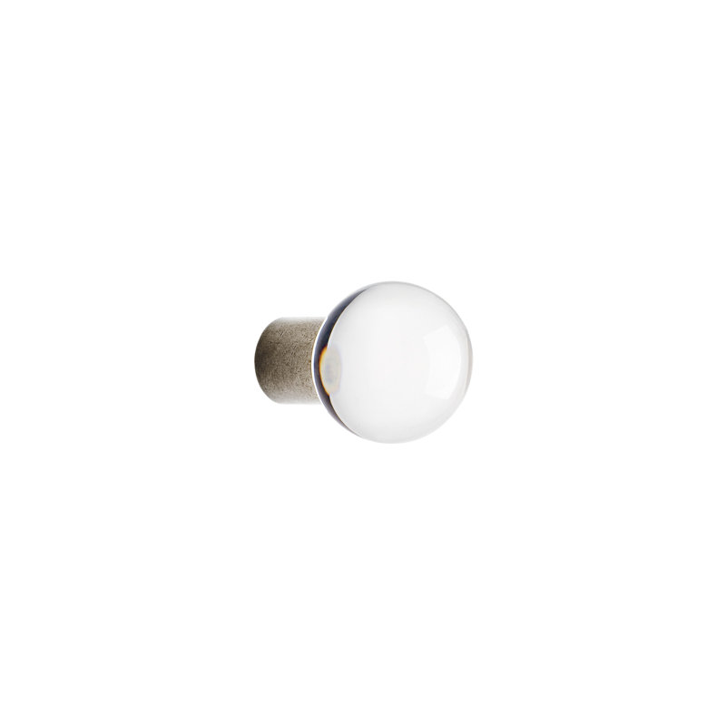 Crystal Bronze Round Knob, Silicon Bronze Light