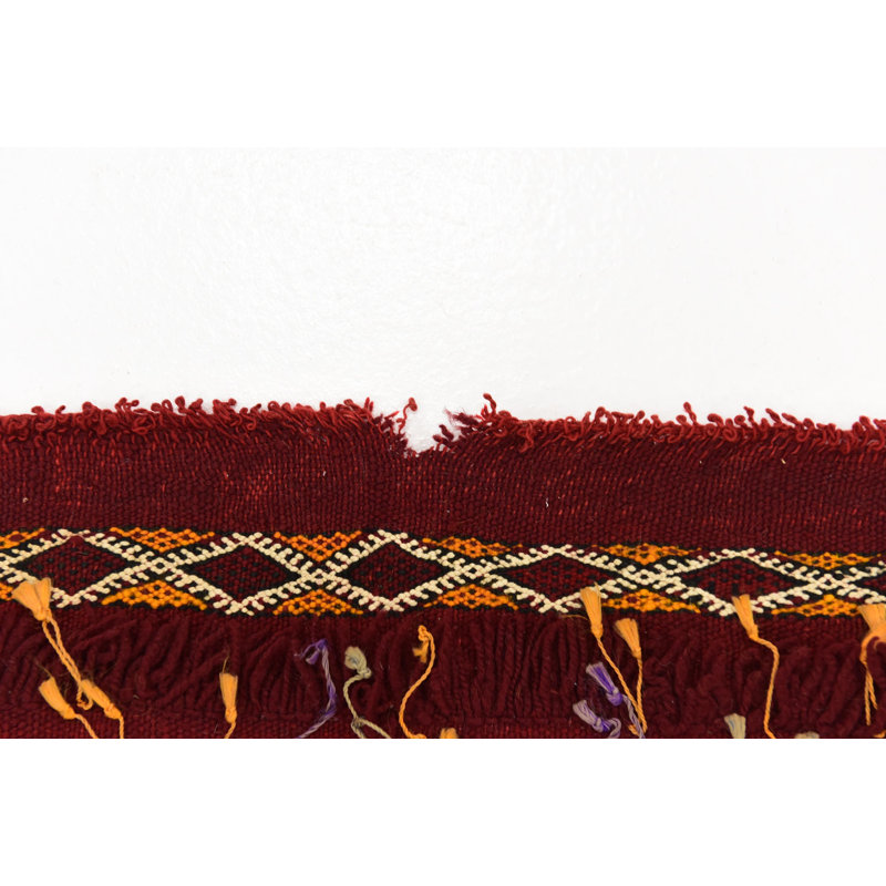 Tapis de surface en laine 5 pi 4 po x 9 pi 9 po one-of-kind-noué la brown Mablethorpe