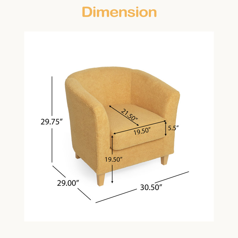 Fauteuil club en tissu