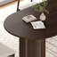 Table de cuisine ovale en bois H 30 po x P 33,5 po avec double caisson en rotin-366746092-366746089