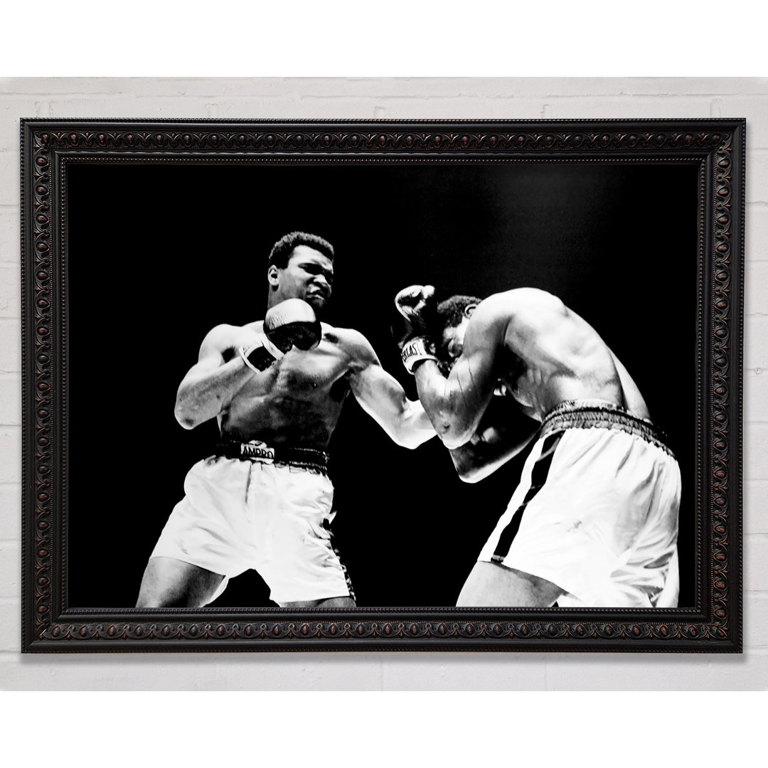 Muhammad Ali Fist Of Power - Einzelner Bilderrahmen Kunstdrucke