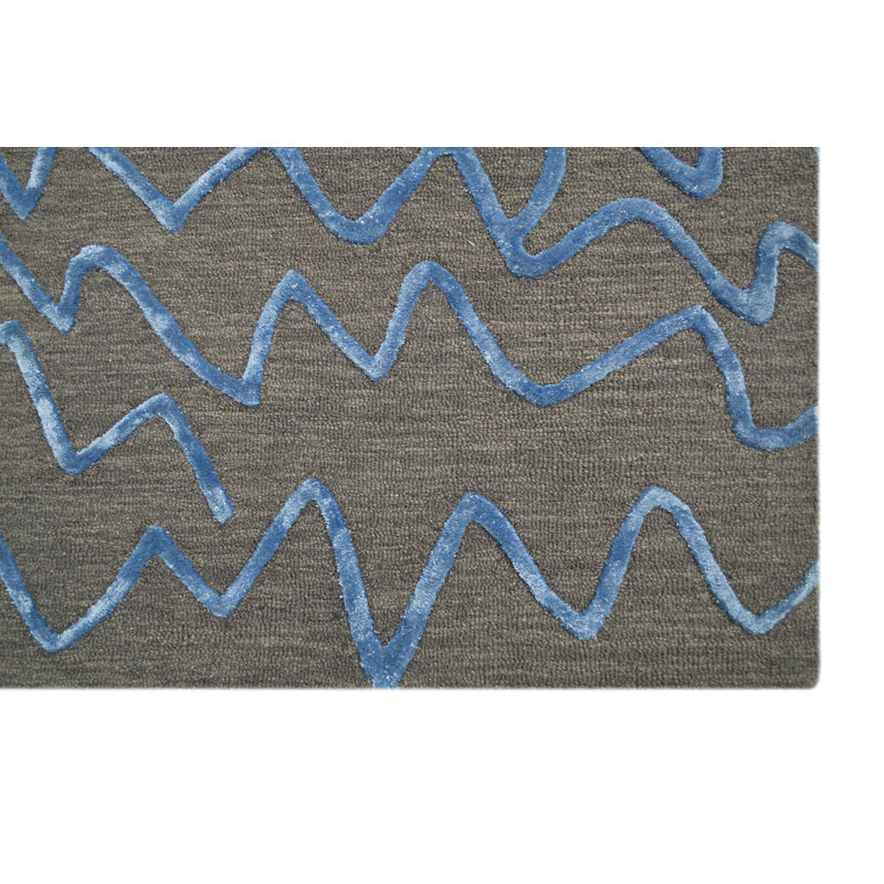 Chevron Hand Woven 153cm X 244cm Area Rug