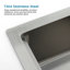 Undermount Kitchen Sink With Cutting Board Stainless Steel Kitchen Sink Workstation Single Bowl Kitchen Basin With Accessories