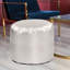 Faux Leather Pouf-21528951