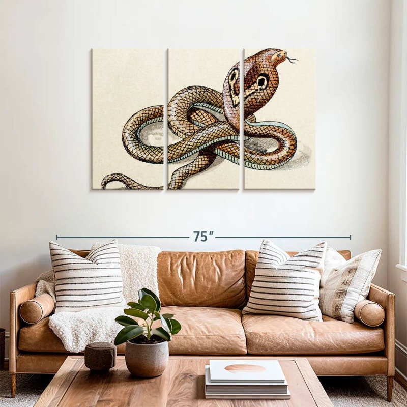 Brampt Indian Cobra, 36" H x 57" W