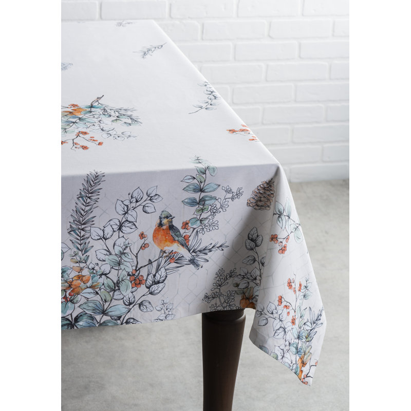 Floral 100% Cotton Tablecloth, 54" x 54", Floral 1