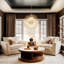 Dandelion 16-Light Sputnik Crystal Chandelier Starburst Sunburst Ceiling Lighting-927393391