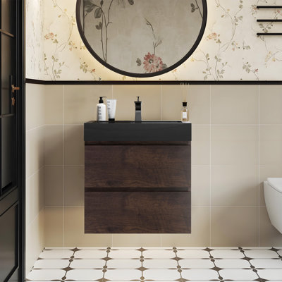 Meuble-lavabo de salle de bain Mid-Century