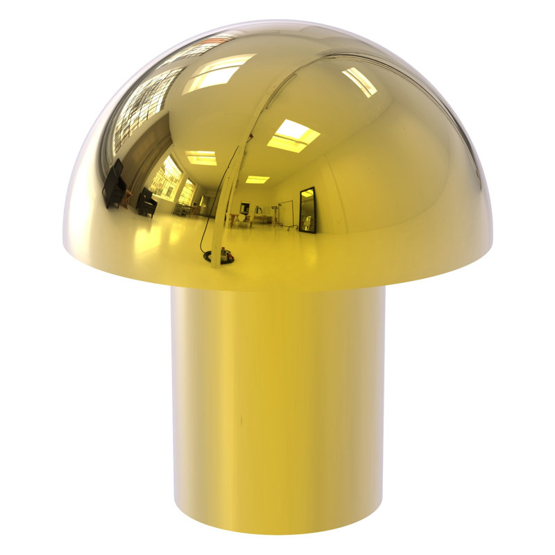 Poignée champignon Ballenas, Laiton poli