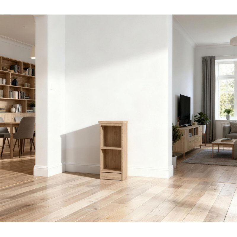 Brenard 72cm H x 30cm W Standard Bookcase, Sandstone