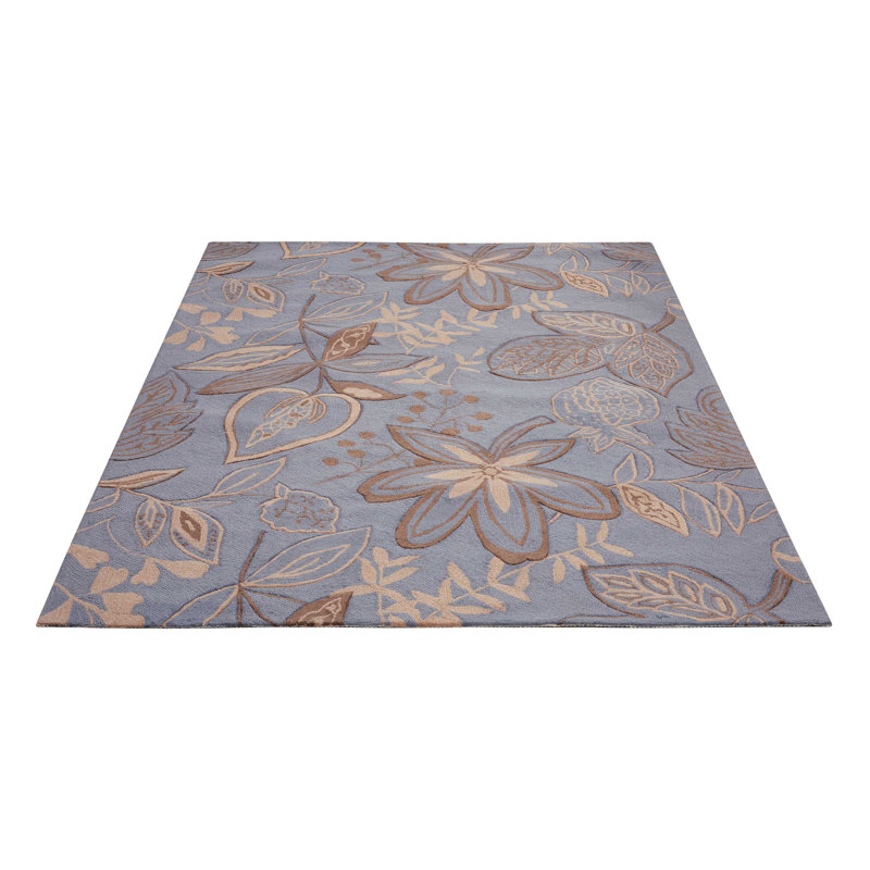Asiha Floral Indoor Rug, Rectangle 5' x 7'6"