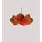 Swirl Large Suspension Pendant - E26 Base - Natural Cherry Shade - Matte Black-18311259-54730511-35266089