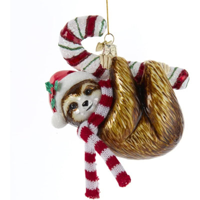 4.75'' Glass Hanging Figurine Ornament