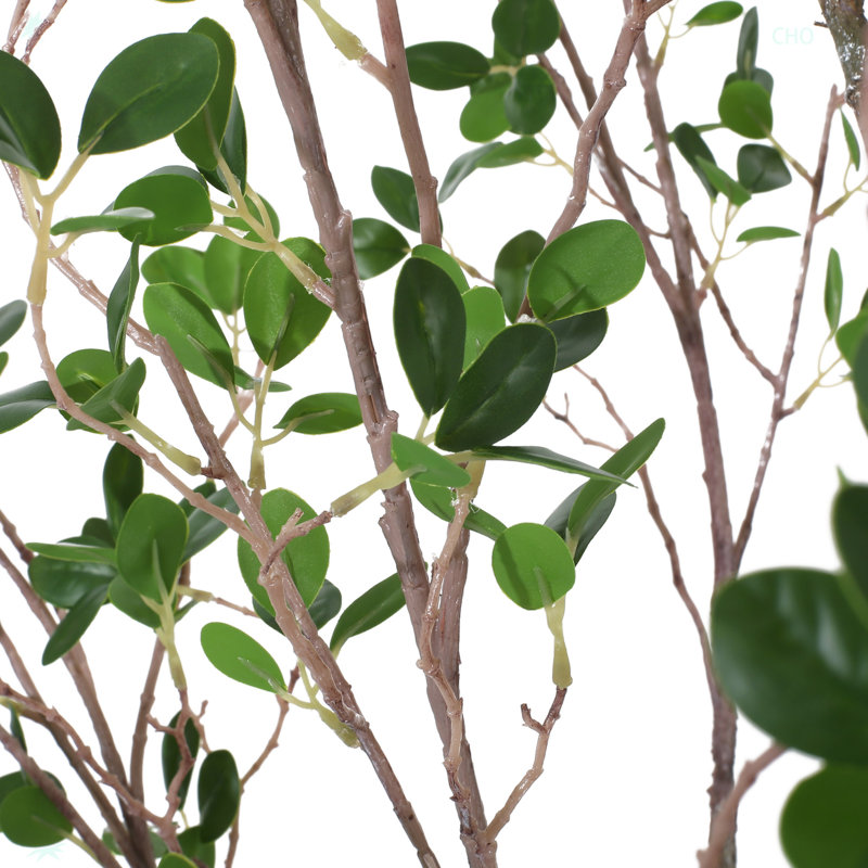Artificial Milan Leaf Bonsai, 70.78" H x 39.38" W x 26.78" D