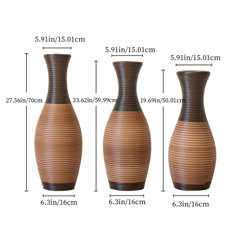 Vase en rotin Boho