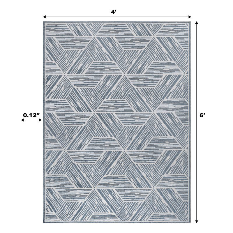 Tapis rectangulaire Bystrovany, Rectangle 4 pi x 6 pi